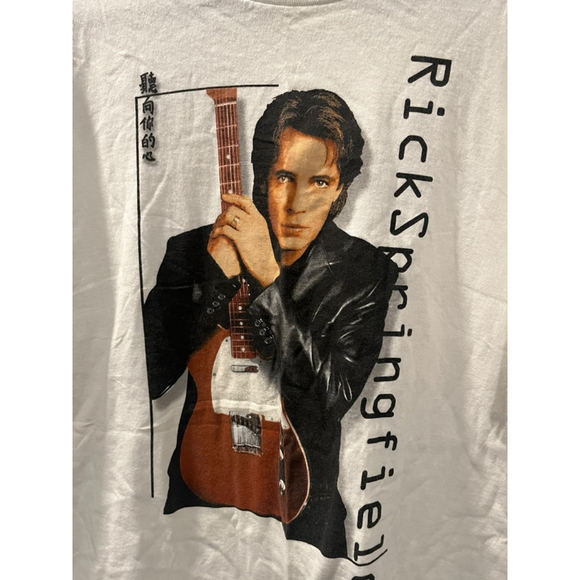 Vintage 2001 Rick Springfield Alice Tour Las Vegas Short Sleeve T-Shirt Size XL - Picture 3 of 5